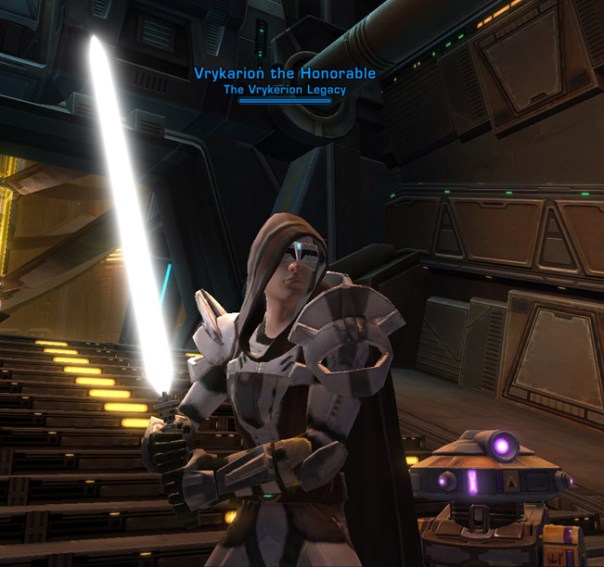 Yay! White Lightsaber!